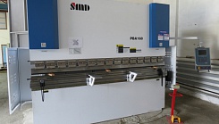 Установлено новое оборудование: Листогибочный пресс SMA PBA160/3100